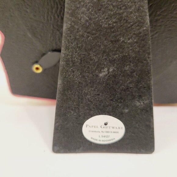 Vtg Papel Giftware Spring Floral Hat Cap Bonnets Resin Photo Picture Frame - Picture 5 of 6